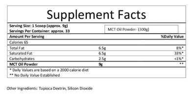 MCT Oil Powder